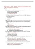 NUR 155 EXAM 2&comma; 3 AND 4 &vert; QUESTIONS AND ANSWERS &vert; 2026 UPDATED &vert; WITH COMPLETE SOLUTIONS &ndash; GALEN COLLEGE&period;