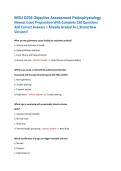 WGU D236 Objective Assessment Pathophysiology &NewLine;Newest Exam Preparation With Complete 250 Questions &NewLine;And Correct Answers &vert; Already Graded A&plus;&vert;&vert;Brand New &NewLine;Version&excl;&excl; 