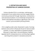 Carbon Dioxide &lpar;CO2&rpar;&colon; Properties&comma; Sources&comma; Environmental Impact and Applications &ndash; General Chemistry Study Guide
