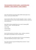 PHN 102 EXAM 4 STUDY GUIDE &vert; QUESTIONS AND ANSWERS &vert; 2026 UPDATED &vert; 100&percnt; CORRECT&period;