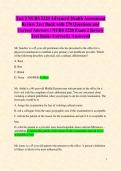 Test 2 NURS 5220 Advanced Health Assessment Review Test Bank with 270 Questions and Correct Answers &sol; NURS 5220 Exam 2 Review Test Bank- Correctly Answered 