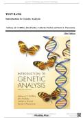  Test Bank - Introduction to Genetic Analysis&comma; 12th Edition &lpar;Griffiths&comma; 2021&rpar;&comma; Chapter 1-20 &vert; All ChaptersGloria Leifer and Lisa Keenan-Lindsay&comma; Isbn no&semi; 9781771722070&comma; all 33 Chapters Covered