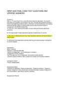 &NewLine;NRNP 6635 FINAL EXAM TEST QUESTIONS AND VERIFIED ANSWERS&NewLine;&NewLine;