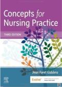 Test Bank Concepts for Nursing Practice &lpar;4TH Ed&rpar; by Jean Giddens 