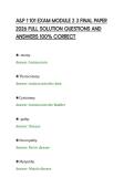 A&P 1 101 EXAM MODULE 2 3 FINAL PAPER&NewLine;2026 FULL SOLUTION QUESTIONS AND&NewLine;ANSWERS 100&percnt; CORRECT