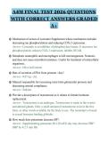 A4M FINAL TEST 2026 QUESTIONS&NewLine;WITH CORRECT ANSWERS GRADED&NewLine;A&plus;