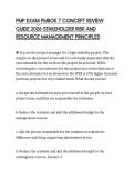 PMP EXAM PMBOK 7 CONCEPT REVIEW&NewLine;GUIDE 2026 STAKEHOLDER RISK AND&NewLine;RESOURCE MANAGEMENT PRINCIPLES
