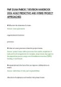 PMP EXAM PMBOK 7 REVISION HANDBOOK&NewLine;2026 AGILE PREDICTIVE AND HYBRID PROJECT&NewLine;APPROACHES