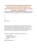 FNP CERTIFICATION EXAM QUESTIONS & ANSWERS 2026 &vert; FAMILY NURSE PRACTITIONER BOARD REVIEW &vert; 300&plus; PRACTICE QUESTIONS WITH DETAILED RATIONALES &vert; AANP & ANCC PREP &vert; GUARANTEED PASS
