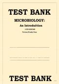 Microbiology&colon; An Introduction 13th Ed Study Guide Practice Questions Review