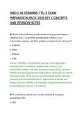 ANCC IQ DOMAINS 1 TO 5 EXAM&NewLine;PREPARATION PACK 2026 KEY CONCEPTS&NewLine;AND REVISION NOTES&NewLine;