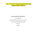 WGU  C792 Task 2&colon;Understanding Entity Relationship Diagrams &lpar;ERD&rpar; in Healthcare &vert; 2026 Update with complete solutions&period;