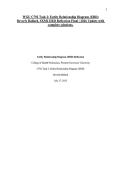 WGU C792 Task 2&colon; Entity Relationship Diagram &lpar;ERD&rpar;&NewLine;Beverly Ballard&comma; SXM2 ERD Reflection Final &vert; 2026 Update with complete solutions&period;&NewLine;