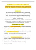 Certified Pennsylvania Evaluator Exam &lpar;CPE&rpar; 2026&comma; Pennsylvania Assessment Certification&comma; 2026 &ndash; Complete exam material with verified answers and frequently tested questions