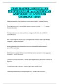 Utah Master Esthetician &ndash; Written Exam Study Guide 2025&sol;2026 &ndash; 352 Practice Questions and Answers