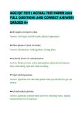 AOC IQT TEST 1 ACTUAL TEST PAPER 2026&NewLine;FULL QUESTIONS AND CORRECT ANSWERS&NewLine;GRADED A&plus;