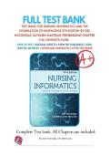 NURSING INFORMATICS AND THE FOUNDATION OF KNOWLEDGE 5TH EDITION MCGONIGLE TEST BANK&NewLine;