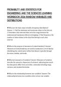PROBABILITY AND STATISTICS FOR&NewLine;ENGINEERING AND THE SCIENCES LEARNING&NewLine;WORKBOOK 2026 RANDOM VARIABLES AND&NewLine;DISTRIBUTIONS&NewLine;