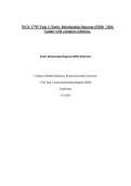 WGU C792 Task 2&colon; Entity Relationship Diagram &lpar;ERD&rpar; &vert; 2026 Update with complete solutions&period;