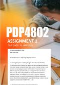 PDP4802 Assignment 1 2026 &vert; Due 15 May 2026 - Distinction Guaranteed 