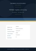PDP4802 Assessment 2 &lpar;613862&rpar; Due 24 July 2026 &vert;Cognition and Learning&vert;