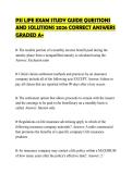 PSI LIFE EXAM STUDY GUIDE QUESTIONS&NewLine;AND SOLUTIONS 2026 CORRECT ANSWERS&NewLine;GRADED A&plus;&NewLine;