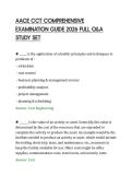 AACE CCT COMPREHENSIVE&NewLine;EXAMINATION GUIDE 2026 FULL Q&A&NewLine;STUDY SET