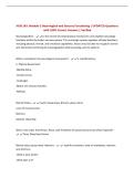 NUR 143&colon; Module E Neurological and Sensory Functioning &vert; UPDATED Questions with 100&percnt; Correct Answers &vert; Verified&NewLine;