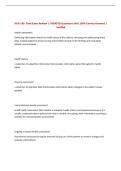 NUR 143- Final Exam Review &vert; UPDATED Questions with 100&percnt; Correct Answers &vert; Verified
