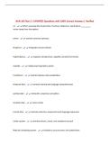 NUR-143 Test 2 &vert; UPDATED Questions with 100&percnt; Correct Answers &vert; Verified&NewLine;