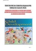 Test Bank for Child Development&comma; 9Th Edition Tapa blanda &ndash; 1 Enero 2012 by L&period;E&period;Berk&vert;&vert;ISBN&colon; 9789332585201