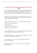 NUR-143&colon; Module A Exam &vert; UPDATED Questions with 100&percnt; Correct Answers &vert; Verified&NewLine;