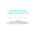 GCU BIO 201 Exam 4 &ndash; Human Anatomy & Physiology I Grand Canyon University 2026&ndash;2027 &vert; 80 Questions with Verified Answers Exam Material