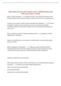 NUR 143 Basic Care and Comfort Module A Exam &vert; UPDATED Questions with 100&percnt; Correct Answers &vert; Verified