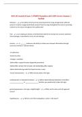 NUR 143 module B Exam &vert; UPDATED Questions with 100&percnt; Correct Answers &vert; Verified