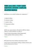 PUBH 6003 QUIZ 1 STUDY GUIDE&NewLine;QUESTIONS ANSWERS COMPLETE&NewLine;SOLUTION BUNDLE&NewLine;