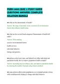 PUBH 6003 QUIZ 2 STUDY GUIDE&NewLine;QUESTIONS ANSWERS COMPLETE&NewLine;SOLUTION BUNDLE