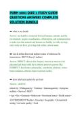 PUBH 6003 QUIZ 3 STUDY GUIDE&NewLine;QUESTIONS ANSWERS COMPLETE&NewLine;SOLUTION BUNDLE&NewLine;
