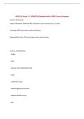 NUR 258 Exam 4 &vert; UPDATED Questions with 100&percnt; Correct Answers&NewLine;
