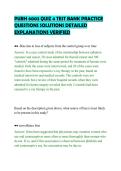 PUBH 6003 QUIZ 4 TEST BANK PRACTICE&NewLine;QUESTIONS SOLUTIONS DETAILED&NewLine;EXPLANATIONS VERIFIED
