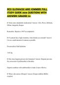 RCIS GLOWACKI AND SOMMERS FULL&NewLine;STUDY GUIDE 2026 QUESTIONS WITH&NewLine;ANSWERS GRADED A&plus;