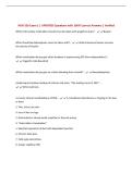 NUR 326 Exam 2 &vert; UPDATED Questions with 100&percnt; Correct Answers &vert; Verified&NewLine;