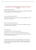 NUR 326 EXAM 2 Prep &vert; UPDATED Questions with 100&percnt; Correct Answers &vert;&NewLine;Verified
