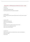NUR 326 EXAM 1 &vert; UPDATED Questions with 100&percnt; Correct Answers &vert; Verified&NewLine;