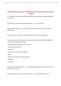 NUR 326 Adult Health Exam 2 &vert; UPDATED Questions with 100&percnt; Correct Answers &vert; Verified