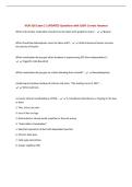 NUR 326 Exam 2 &vert;UPDATED Questions with 100&percnt; Correct Answers&NewLine;