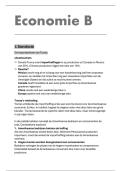 Economie B samenvatting 18&sol;20&excl;&excl;