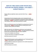 EDFN 3301 FiNal Exam &lpar;laTEST UPDaTE&rpar; REal&NewLine;QUESTiONS aND VERiFiED aNSWERS &vert;100&percnt; CORRECT &vert;&NewLine;alREaDY GRaDED a &plus; 