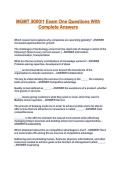 MGMT 3000&sol;1 Exam One Questions With Complete Answers
