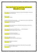 New York Permit Test &ndash; Verified Practice Study Guide &lpar;2026&sol;2027 A&plus; Edition&rpar;